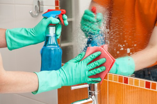 Professional oven cleaning in a Chiswick home kitchen