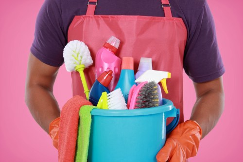 Deep domestic cleaning in Chiswick kitchen and bathroom spaces