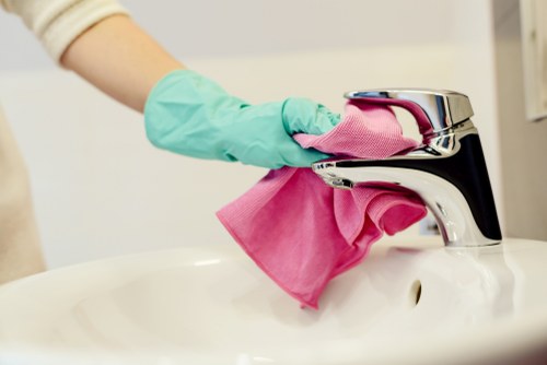 Professional house cleaning in a Chiswick living room
