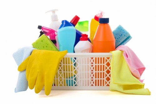 Waste handling and responsible disposal during cleaning