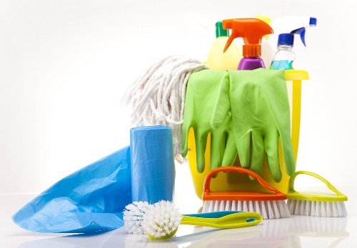 Regular domestic cleaning tasks in a Chiswick household