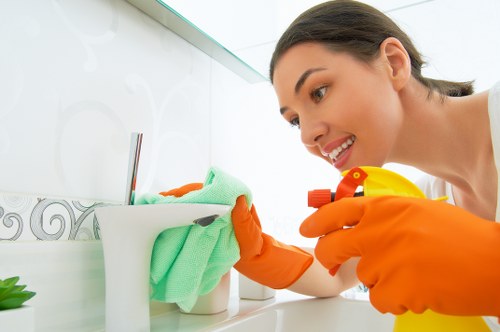 Modern Chiswick home being cleaned by a local cleaning team