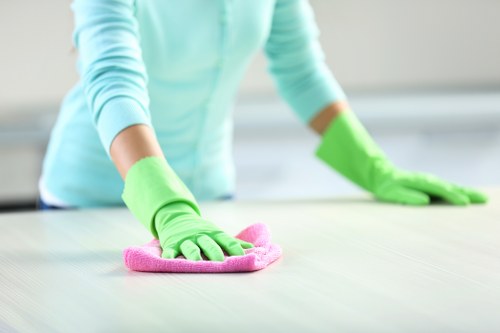 Local Chiswick office cleaning team working in a modern workspace