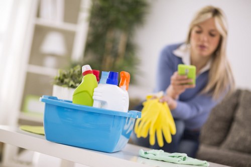 Payment and invoice handling for cleaning services